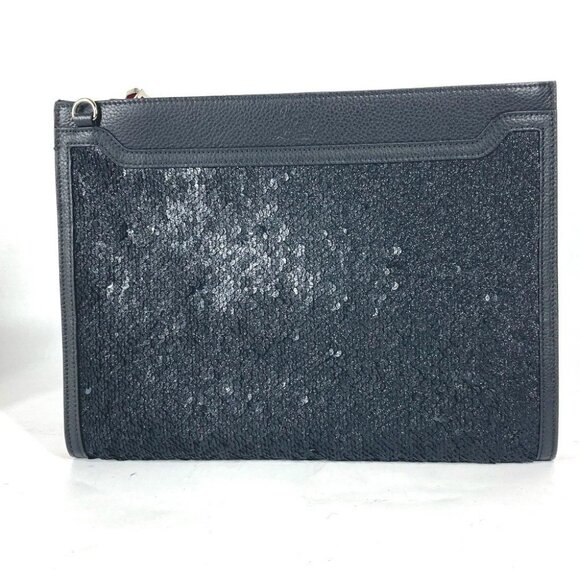 Christian Louboutin SKY Sky Sequins 2WAY Bag Clutch Bag Crossbody Shoulder Bag - Picture 7 of 16